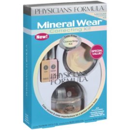 Mineral Wear Talc-Free Mineral 3 Piece Correcting Kit Special Value, Medium
