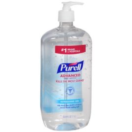 Purell Advanced Hand Sanitizer Gel, Original – 1 Liter