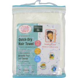 Earth Therapeutics Quick Dry Hair Towel – 1 Piece