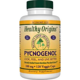 Healthy Origins Pycnogenol (Nature’s Super Antioxidant) 100 mg, 120 Veggie Caps